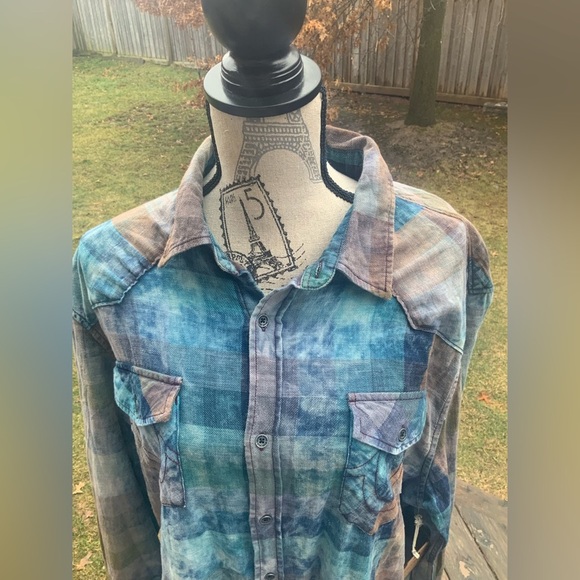 TRUE RELIGION Western Plaid MENS Shirt Ace Size XXL BRAND NEW - Picture 15 of 16